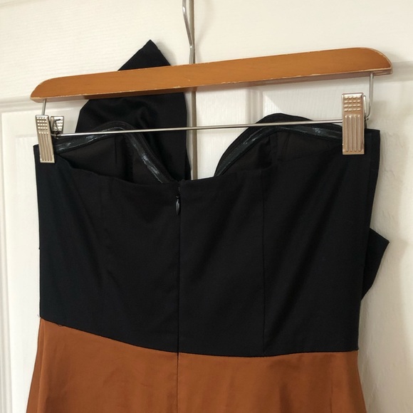 Anthropologie Hutch Bow-Tie Maxi Dress in Black Motif, Size 2 - Picture 7 of 9